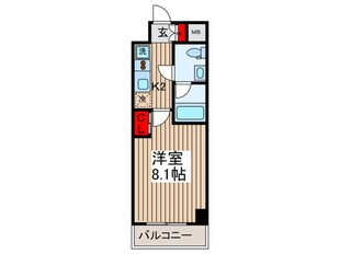 プロスペクト門前仲町（308）の物件間取画像